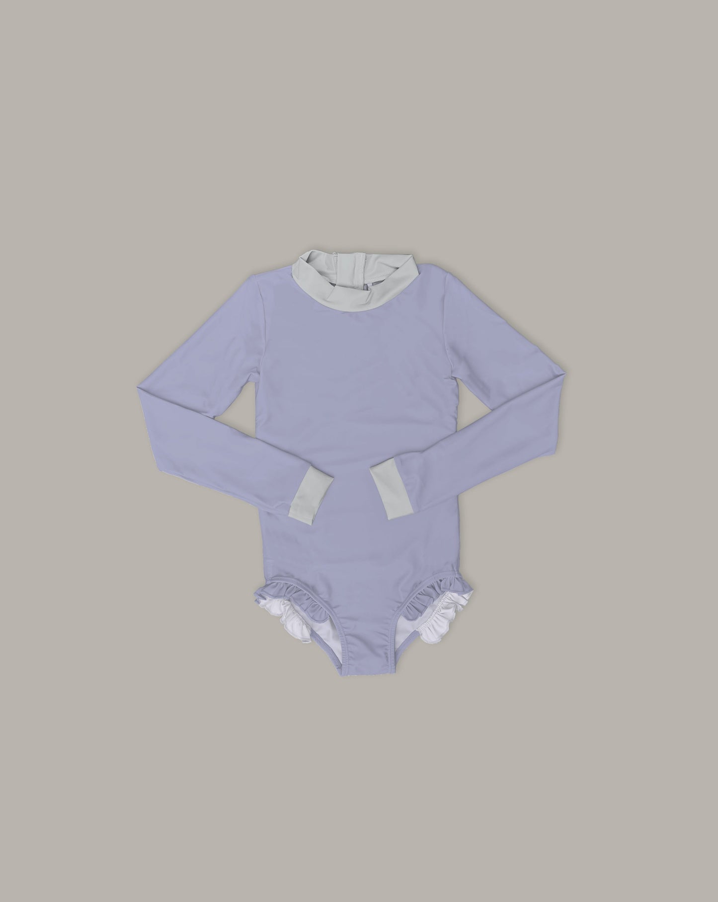 PLANKTON - Ruffle Long Sleeve Swimsuit
