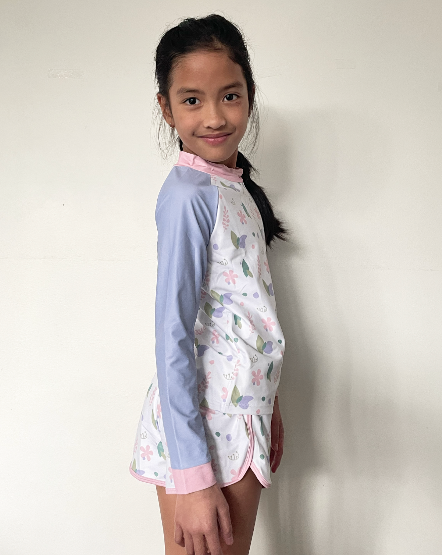 BLOOM - Rash Guard & Shorts Set